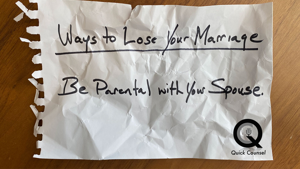 #47 The List - Be Parental with Your Spouse Image