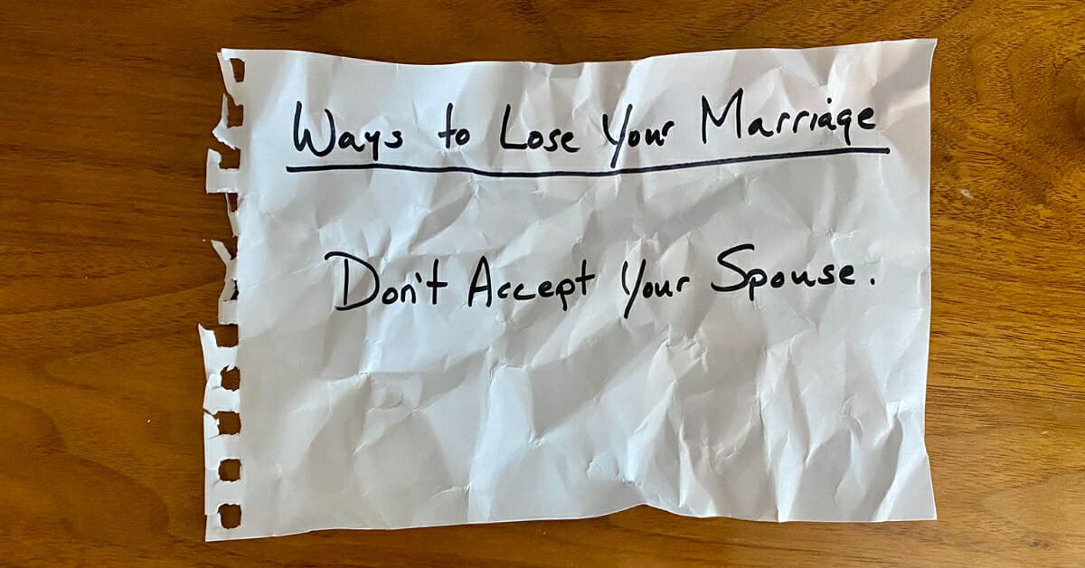 #53 - The List - Don't Accept Your Spouse Image